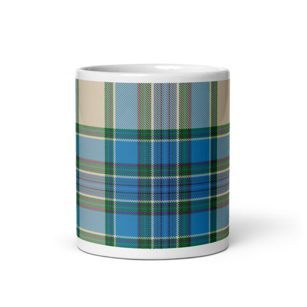 Tiree Turquoise Tartan Mug - Image 3