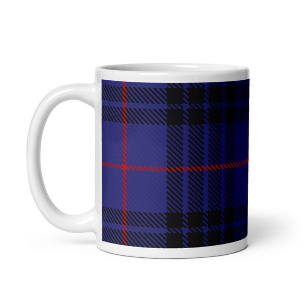 Morgan or MacKay Blue Tartan Mug - Image 2