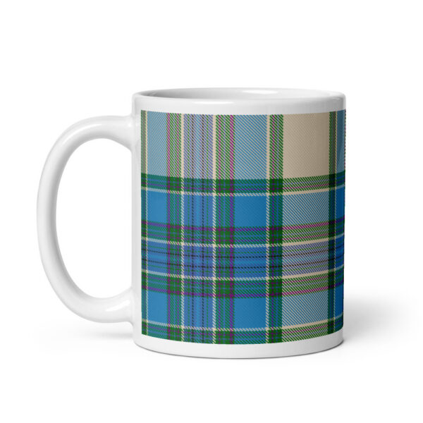 Tiree Turquoise Tartan Mug - Image 2