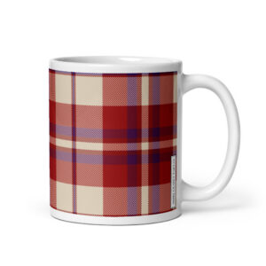 Shiel Claret Tartan Mug