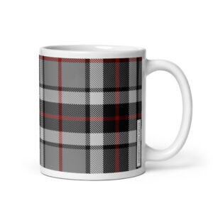 Thompson Grey Tartan Mug