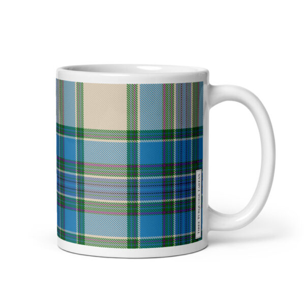 Tiree Turquoise Tartan Mug