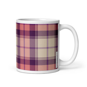 Sunart Pink Tartan Mug