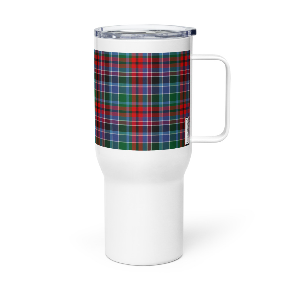 Gordon Red Tartan Travel Mug