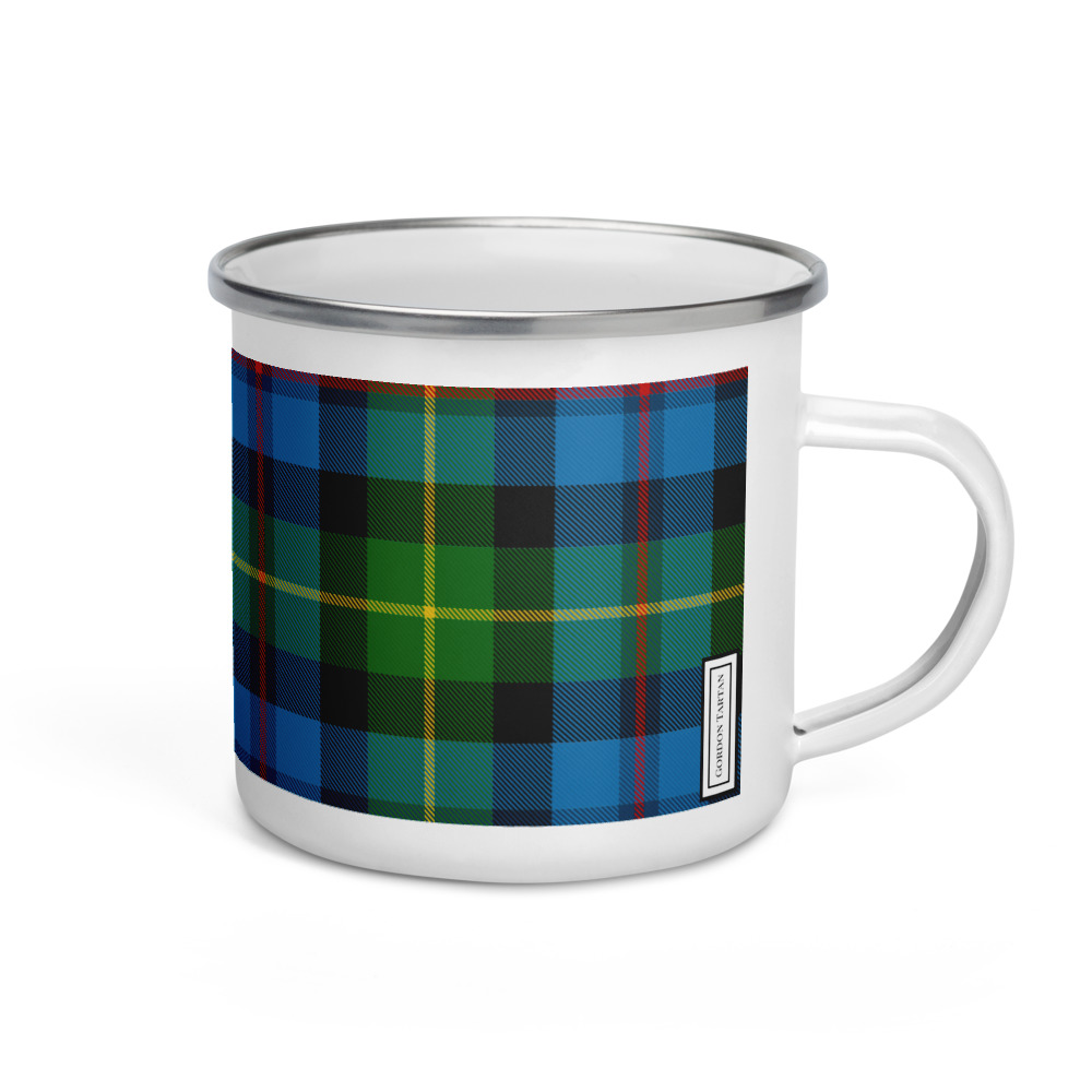 Gordon Tartan Enamel Mug