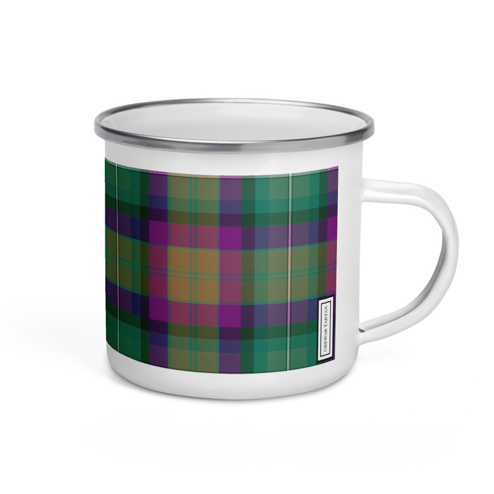 Grewar Grewar Tartan Enamel Mug - TartanVault