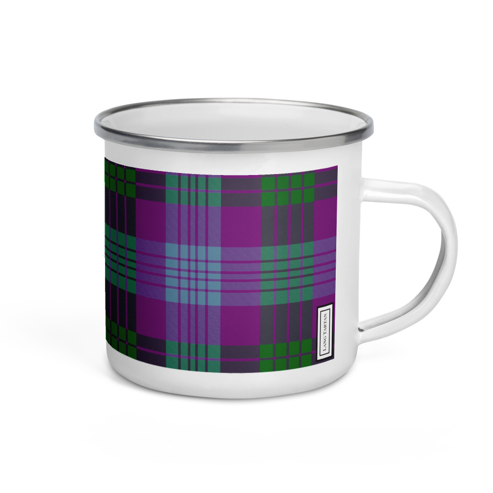 Lang Tartan Enamel Mug